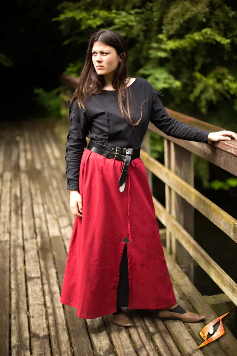 Battle Skirt - Dark Red - Large