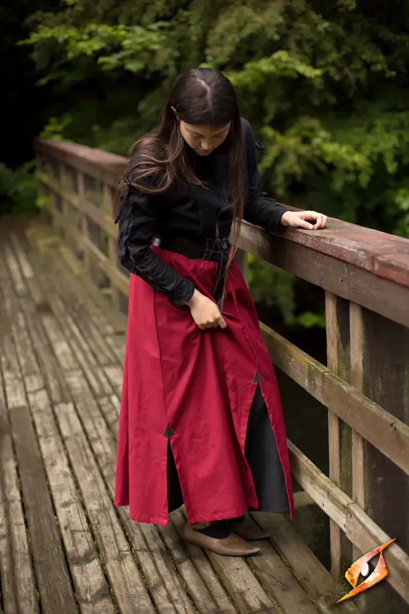 Battle Skirt - Dark Red - Medium